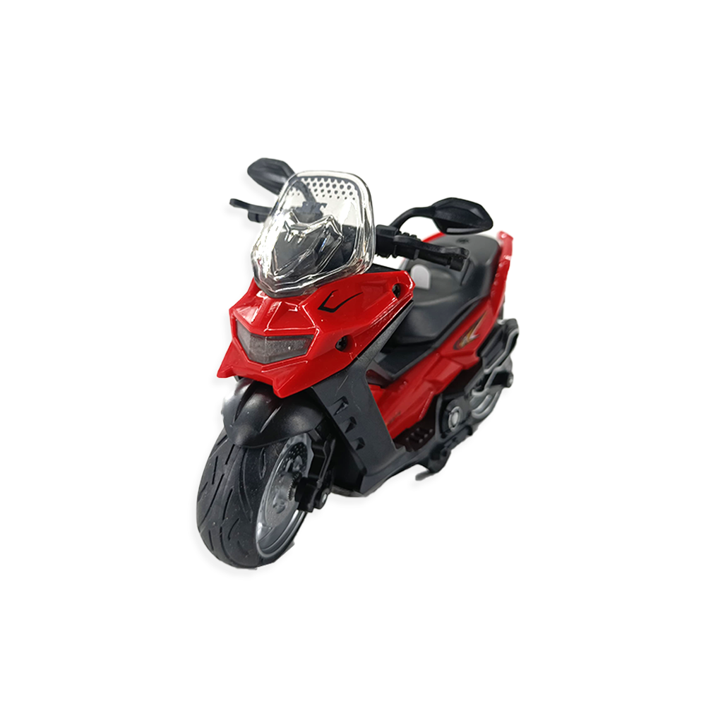 Diecast Motorcycle Toy Bike for Kids Baby Boy Girl Scale Model, Pull Back Vehicles Alloy Simulation Superbike