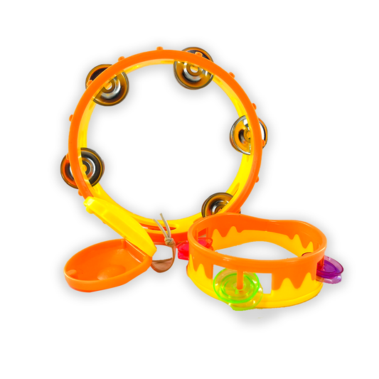 Colorful Music Playset Cum Rattles: Engaging and Stimulating Toy Set for Infants