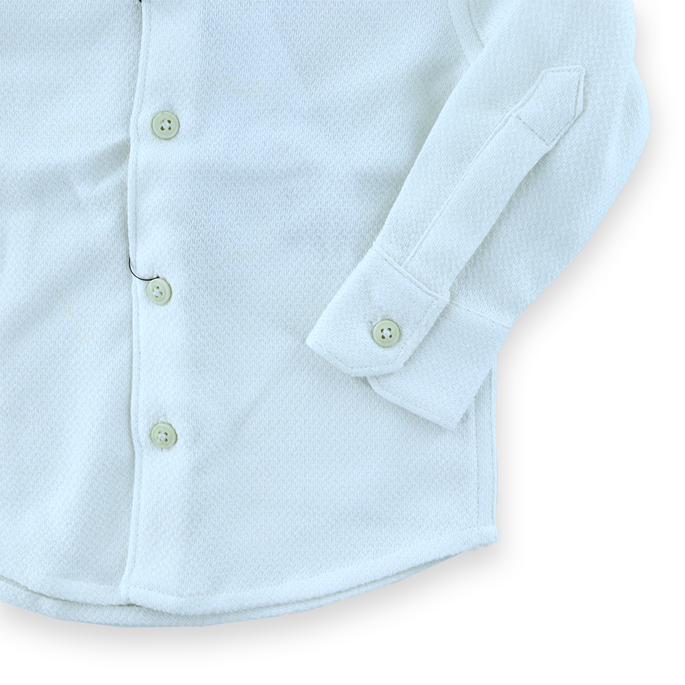 White full sleeve Casual  Shirt For Boys