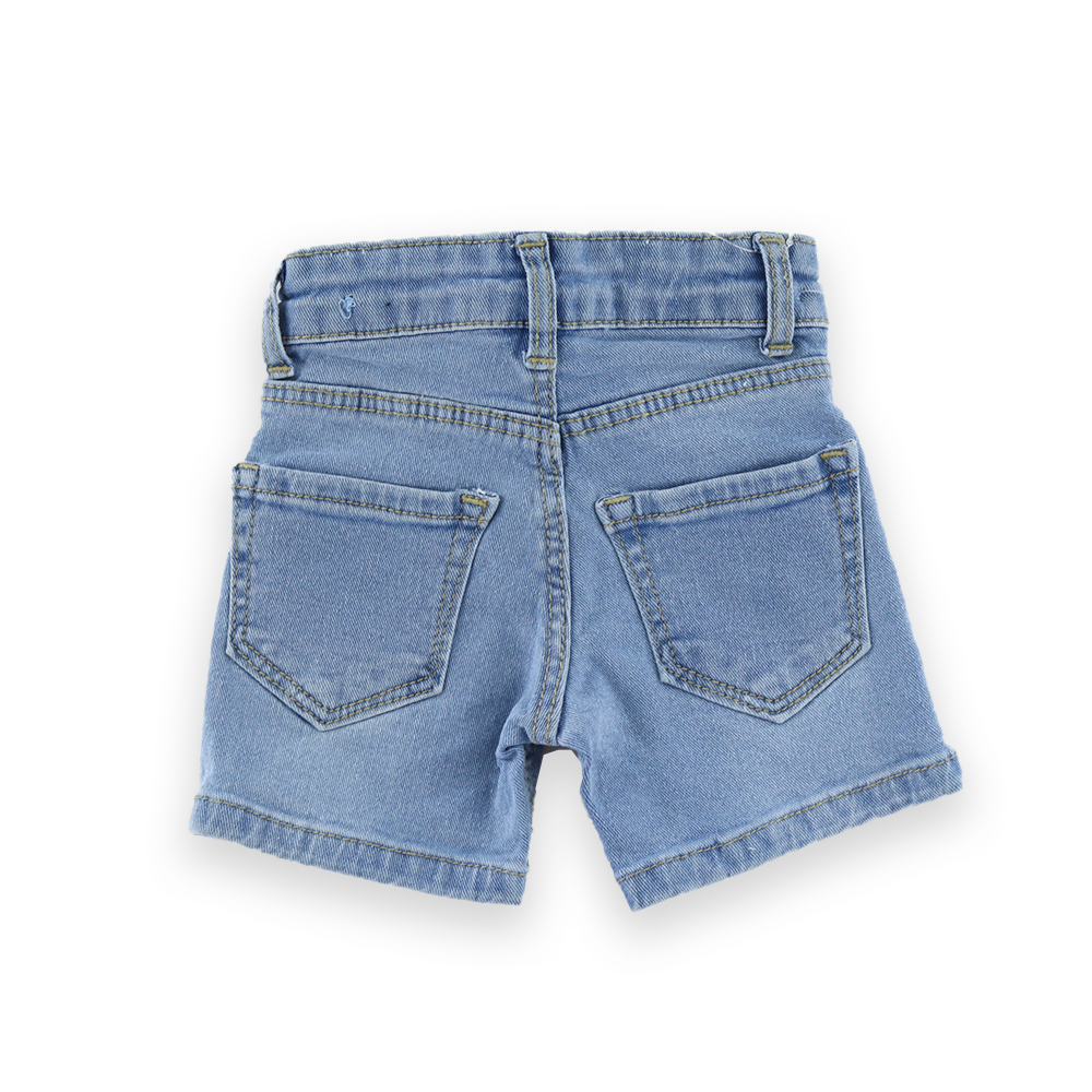 Girls Casual Denim Shorts Comfy Cotton Slim Fit Jean Short