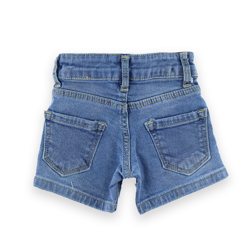 Girls Casual Denim Shorts Comfy Cotton Slim Fit Jean Short