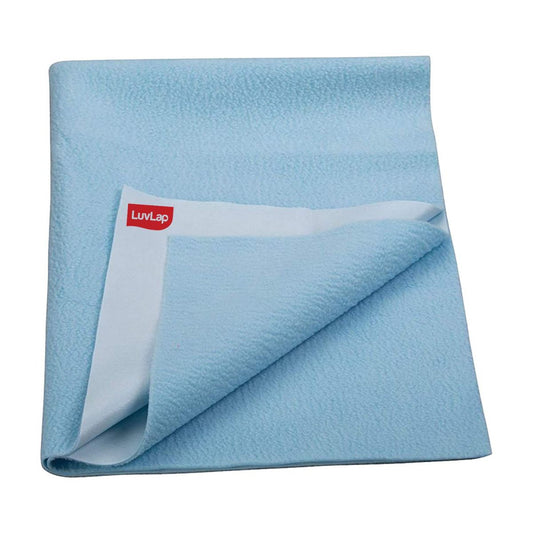Luvlap Instadry Extra Absorbent Dry Sheet / Bed Protector - Sky Blue