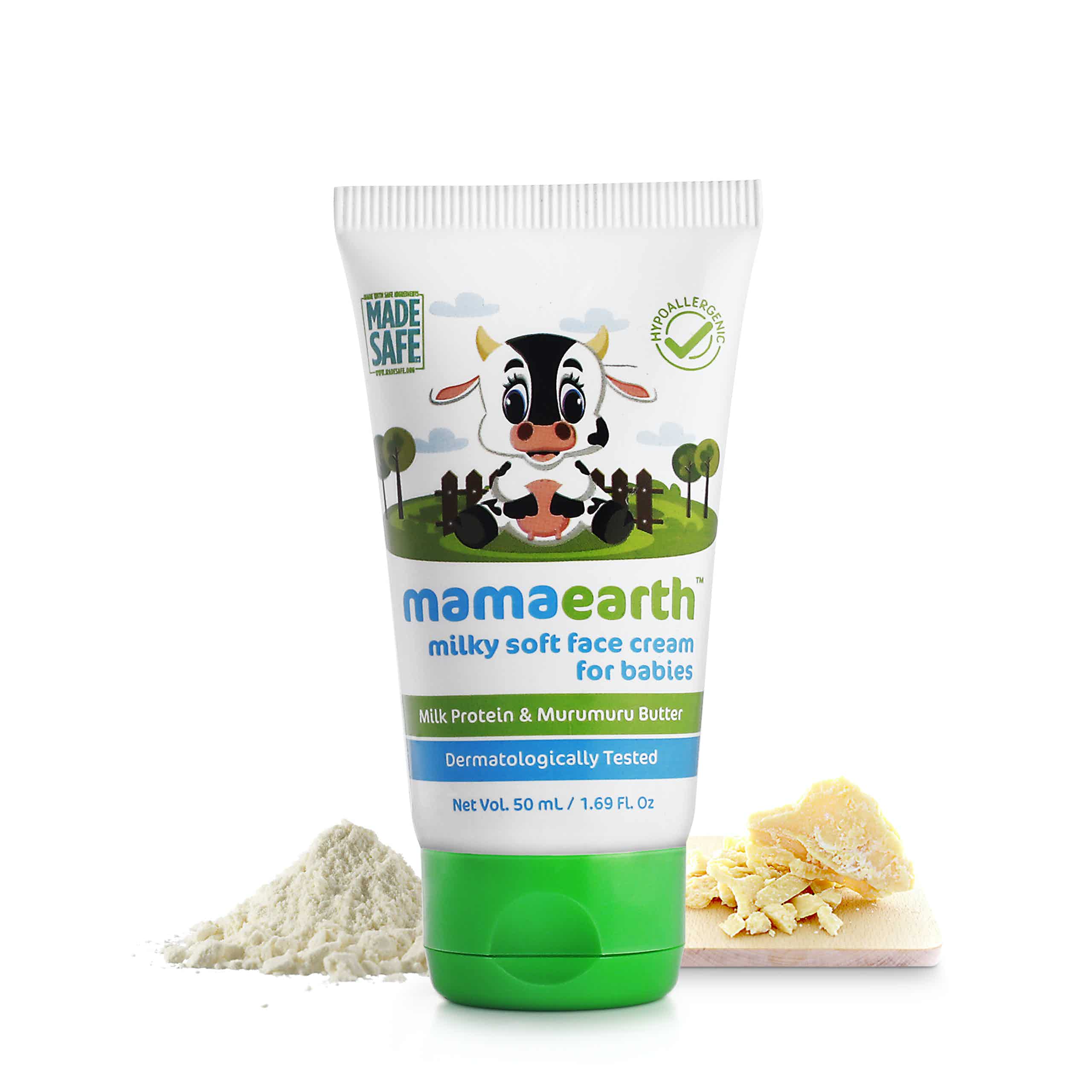 Mama earth Milky Soft Natural Baby Face Cream for Babies 60 mL