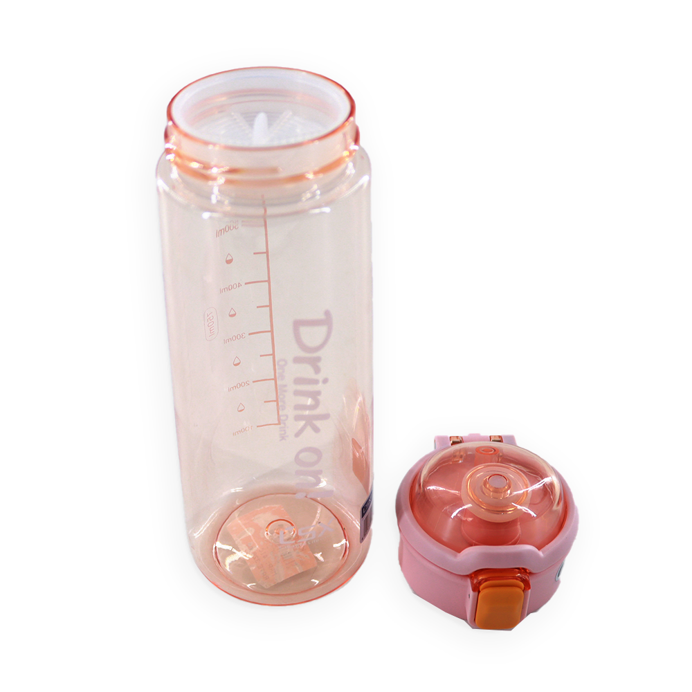 Push button bottle 750ML LeakProof & BPA Free Watter Bottle- Pink