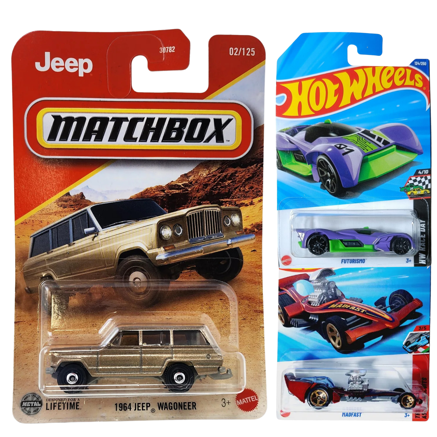 Matchbox & Hot Wheels Combo Pack of 3 ID11