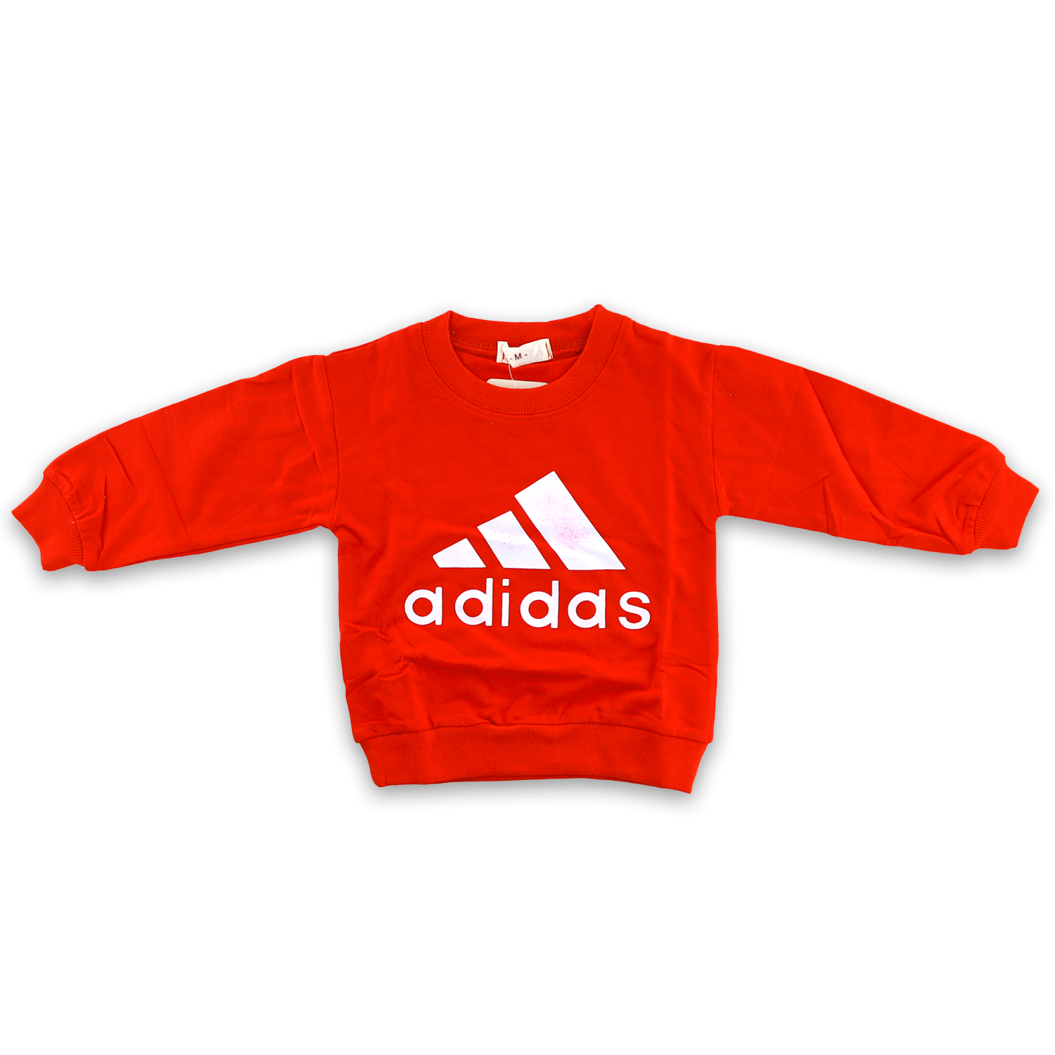 Full Sleeves ADIDAS Printed Sweatshirt - Red
