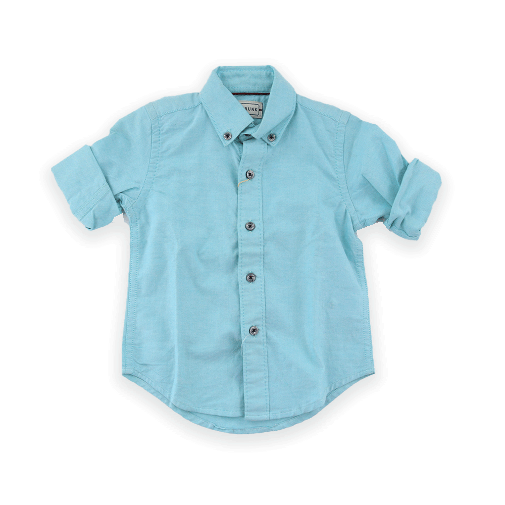 Boys Regular Fit Solid Slim Collar Casual Shirt