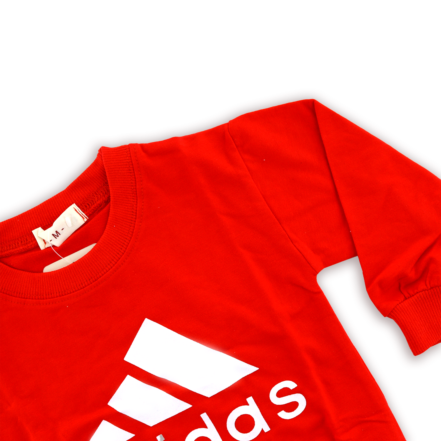 Full Sleeves ADIDAS Printed Sweatshirt - Red