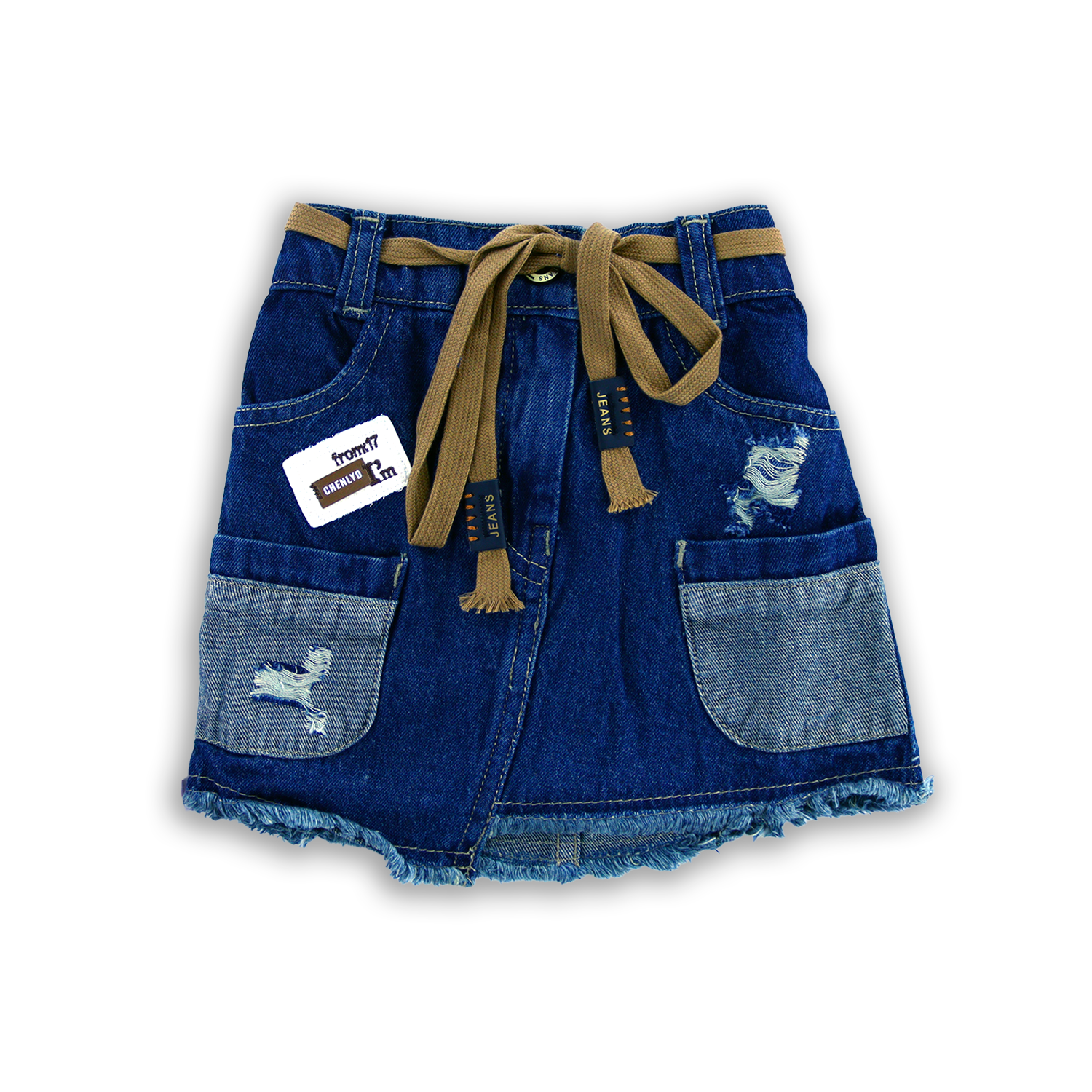Buy online Blue Denim Skirt Top from girls for Women by Adiva for ₹400 at  80% off | 2024 Limeroad.com