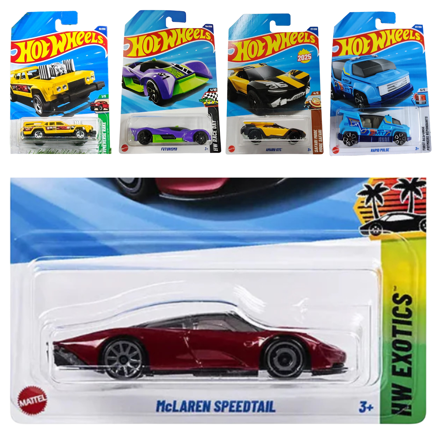 Hot Wheels Combo Pack 5 - McLaren Speedtail