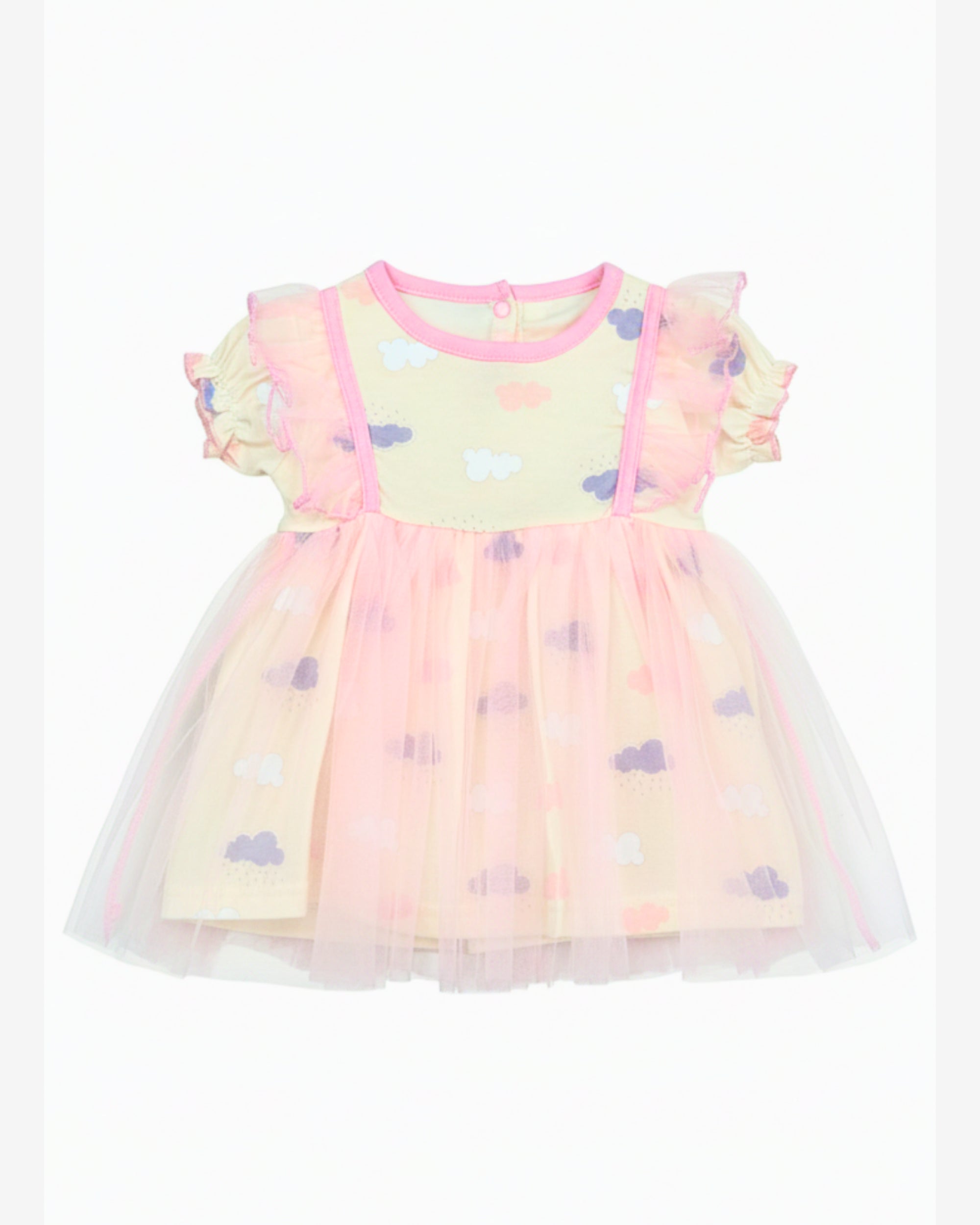 Newborn Baby Girl Fancy Frock 0-9 Months