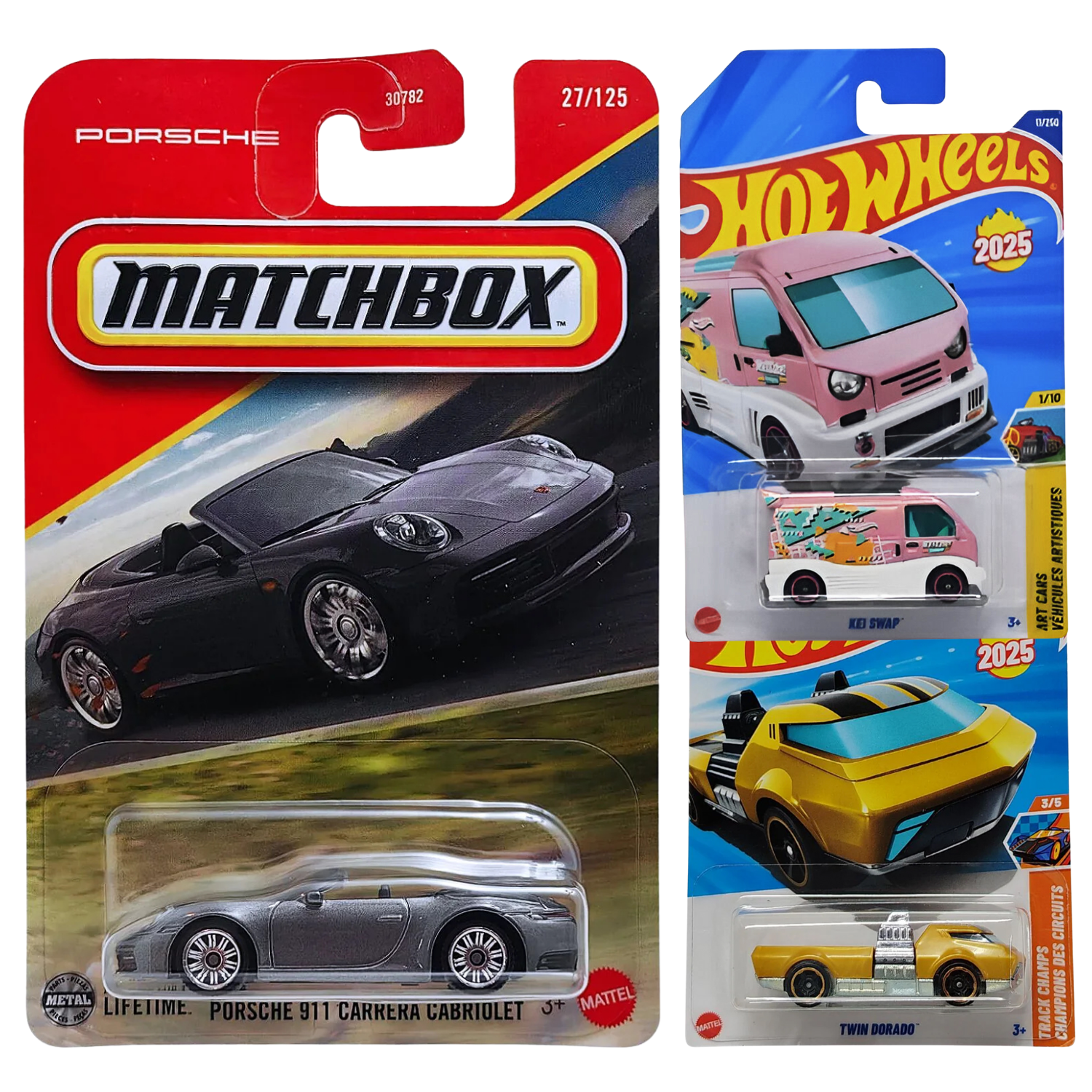 Matchbox & Hot Wheels Combo Pack of 3 ID1