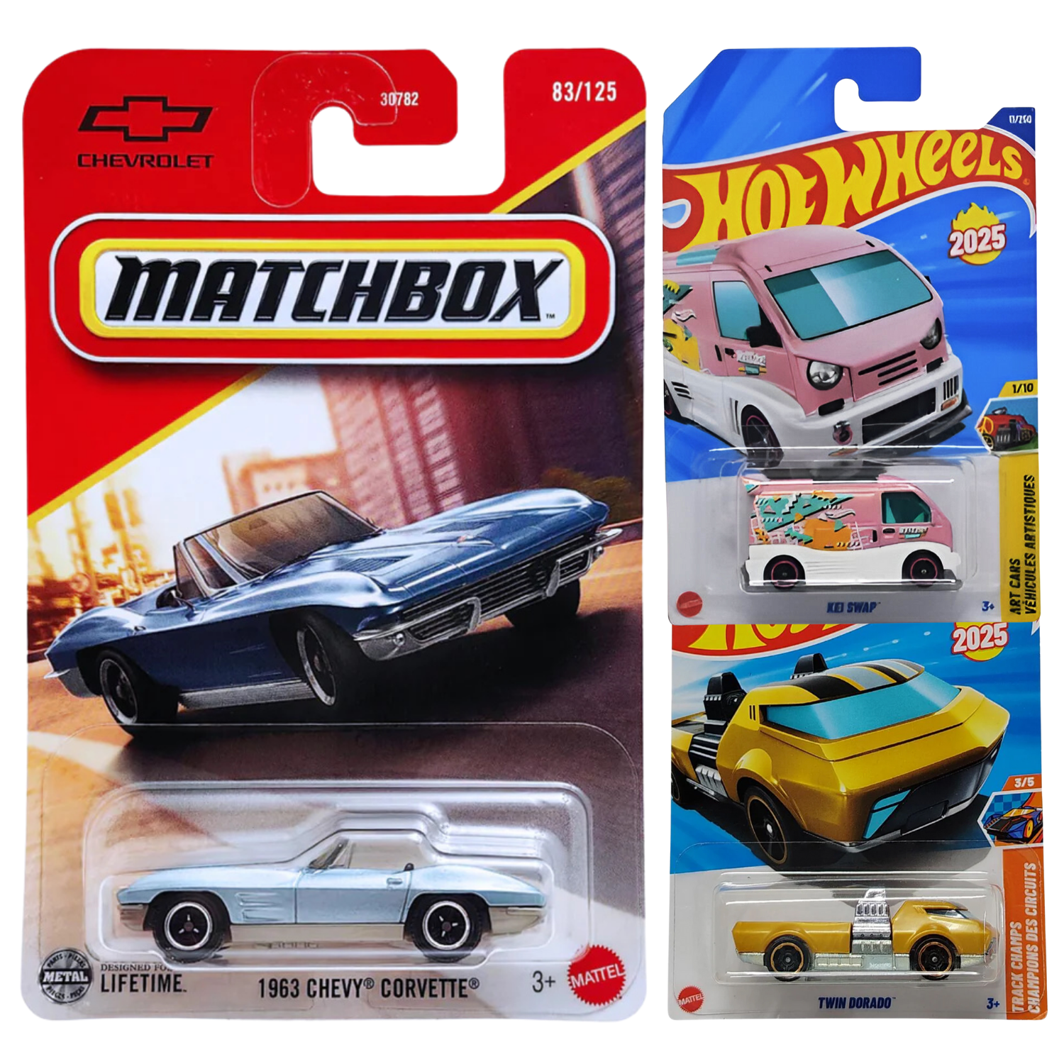 Matchbox & Hot Wheels Combo Pack of 3 ID2