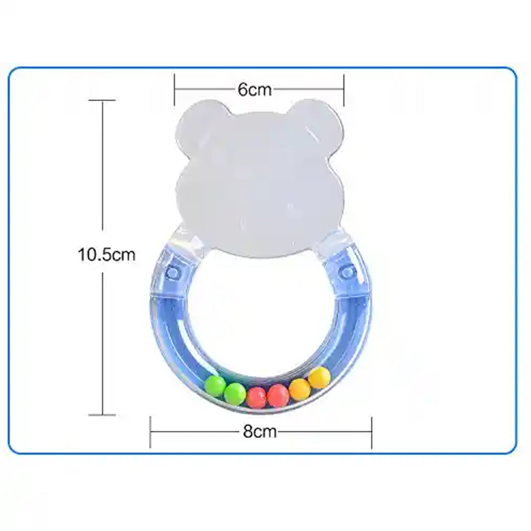 SpiderJuice 1Pc Baby Bear Teether For Babies Kids Toddlers Oral Care Training