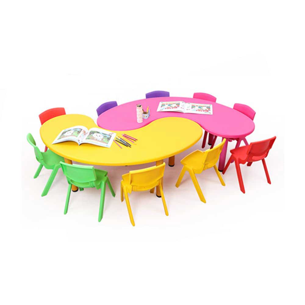 Little fingers Strong and Sturdy School Study Moon Table Without Chair