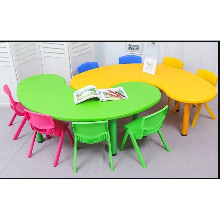 Little fingers Strong and Sturdy School Study Moon Table Without Chair