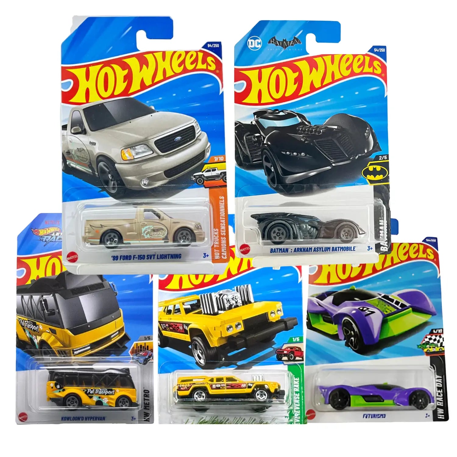 Hot Wheels - Set of 5