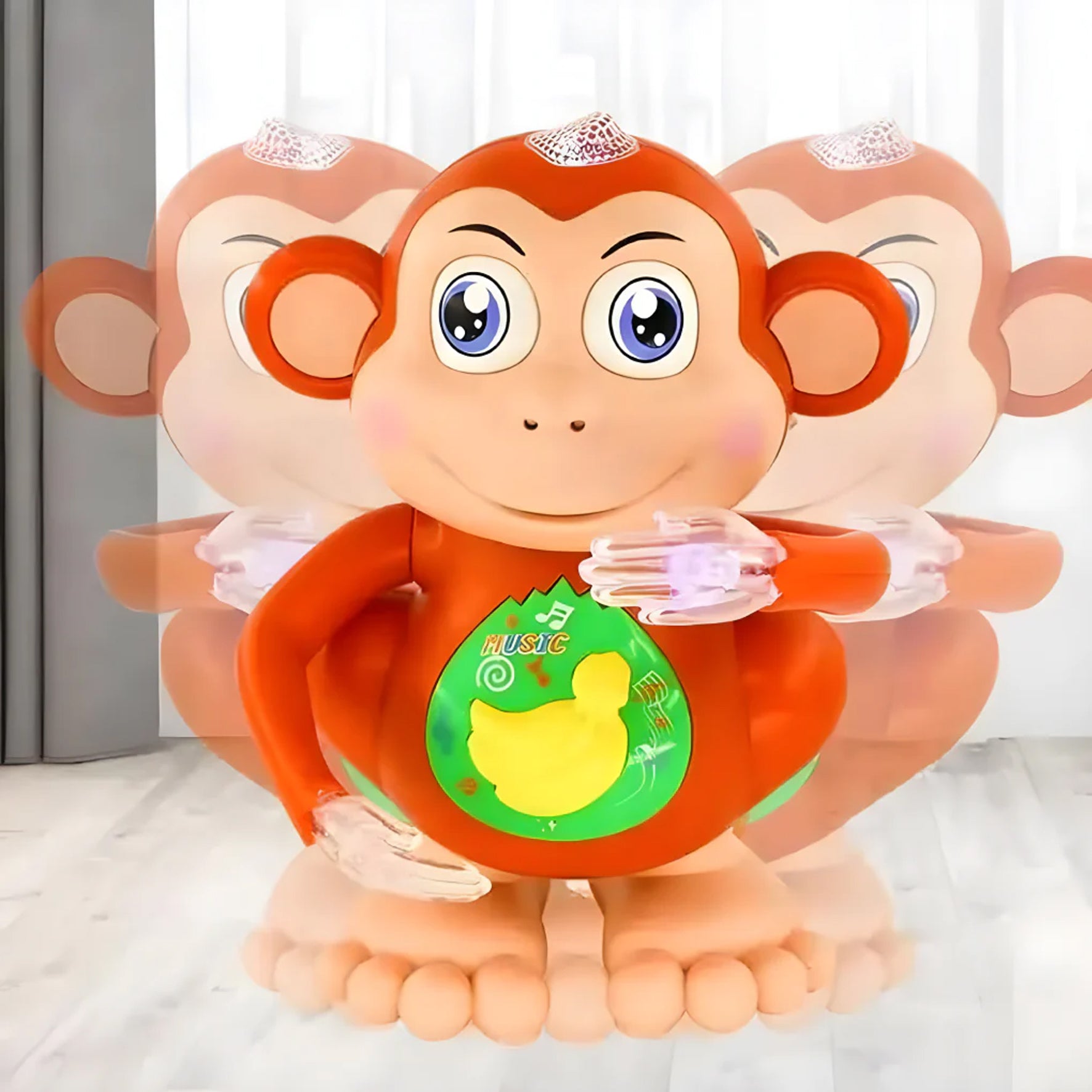 Dancing Monkey Musical Toy with Light, Music, and Battery Operated - Fun and Educational Toy for Toddlers