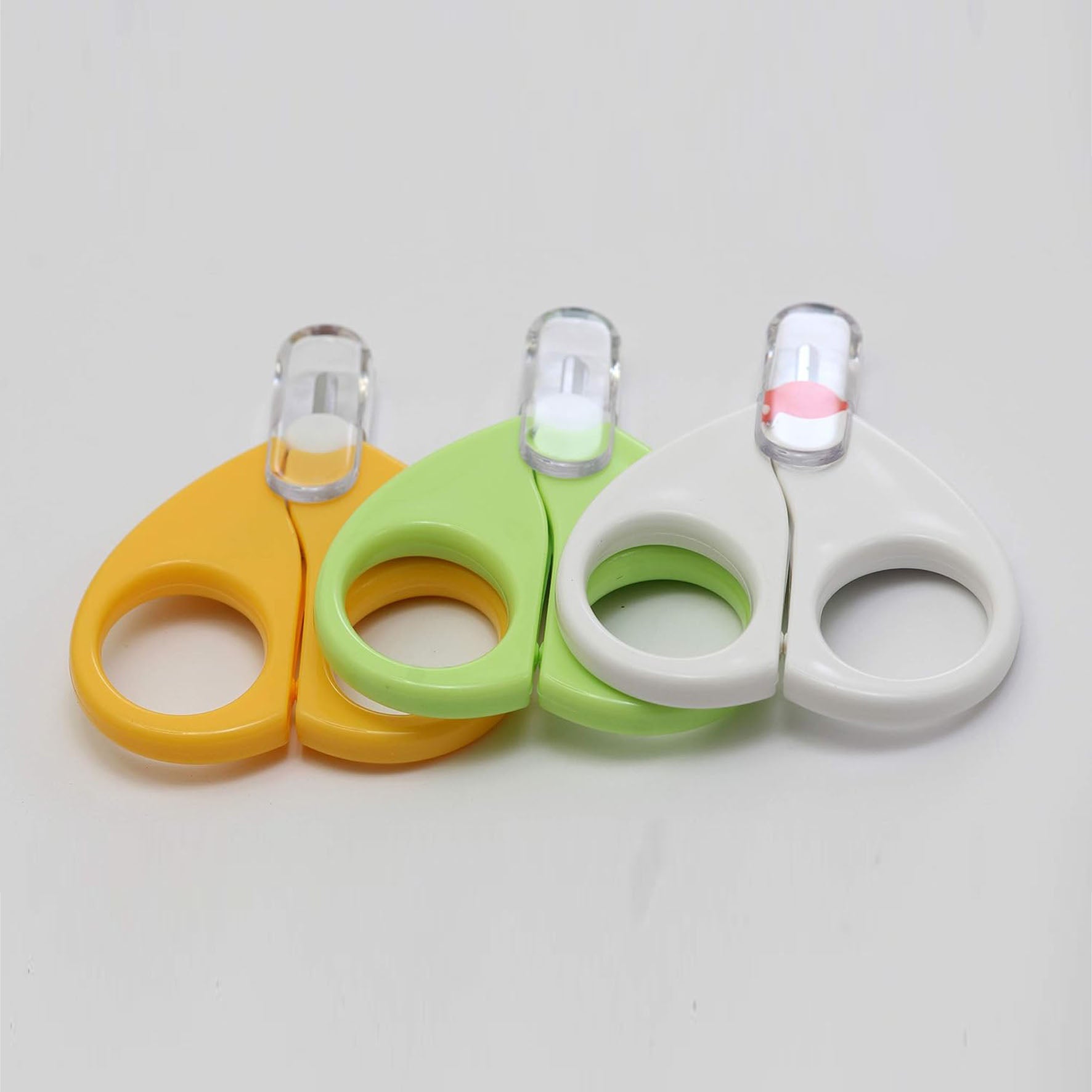 Rikang Baby Safety Scissors with Circular Cutter Head (Assorted Color)