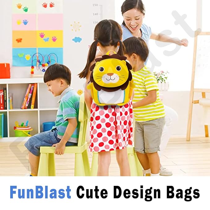 Preschool Backpack Toddler Neoprene Animal Waterproof Schoolbag Lunch backpack for Kids Boys Girls