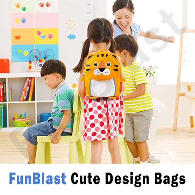 Preschool Backpack Toddler Neoprene Animal Waterproof Schoolbag Lunch backpack for Kids Boys & Girls