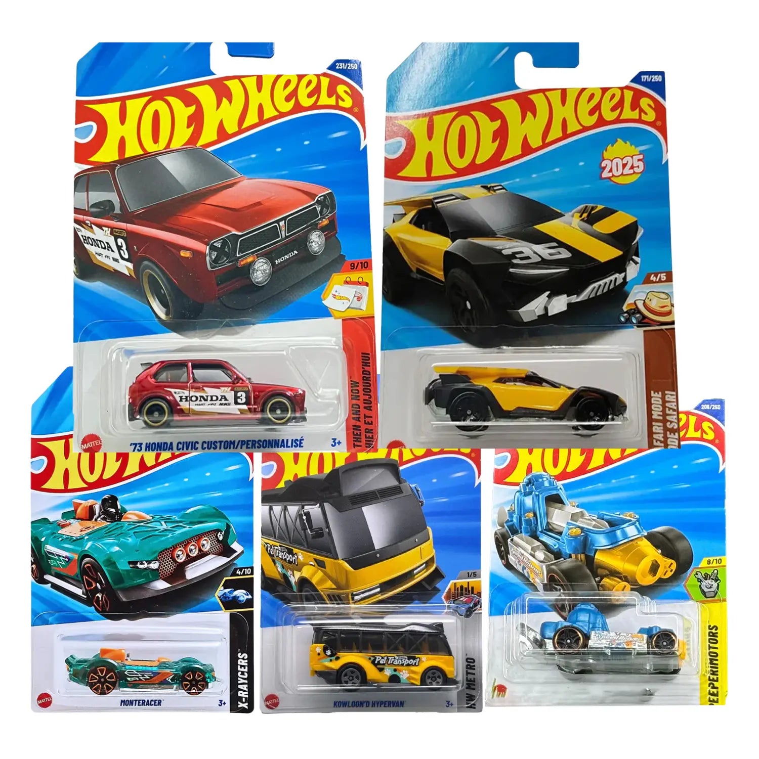 Hot Wheels - Set of 5