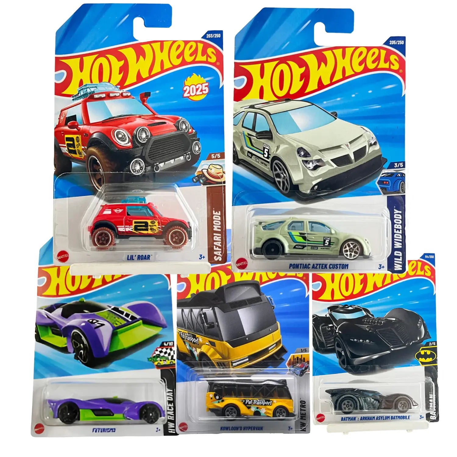 Hot Wheels - Set of 5