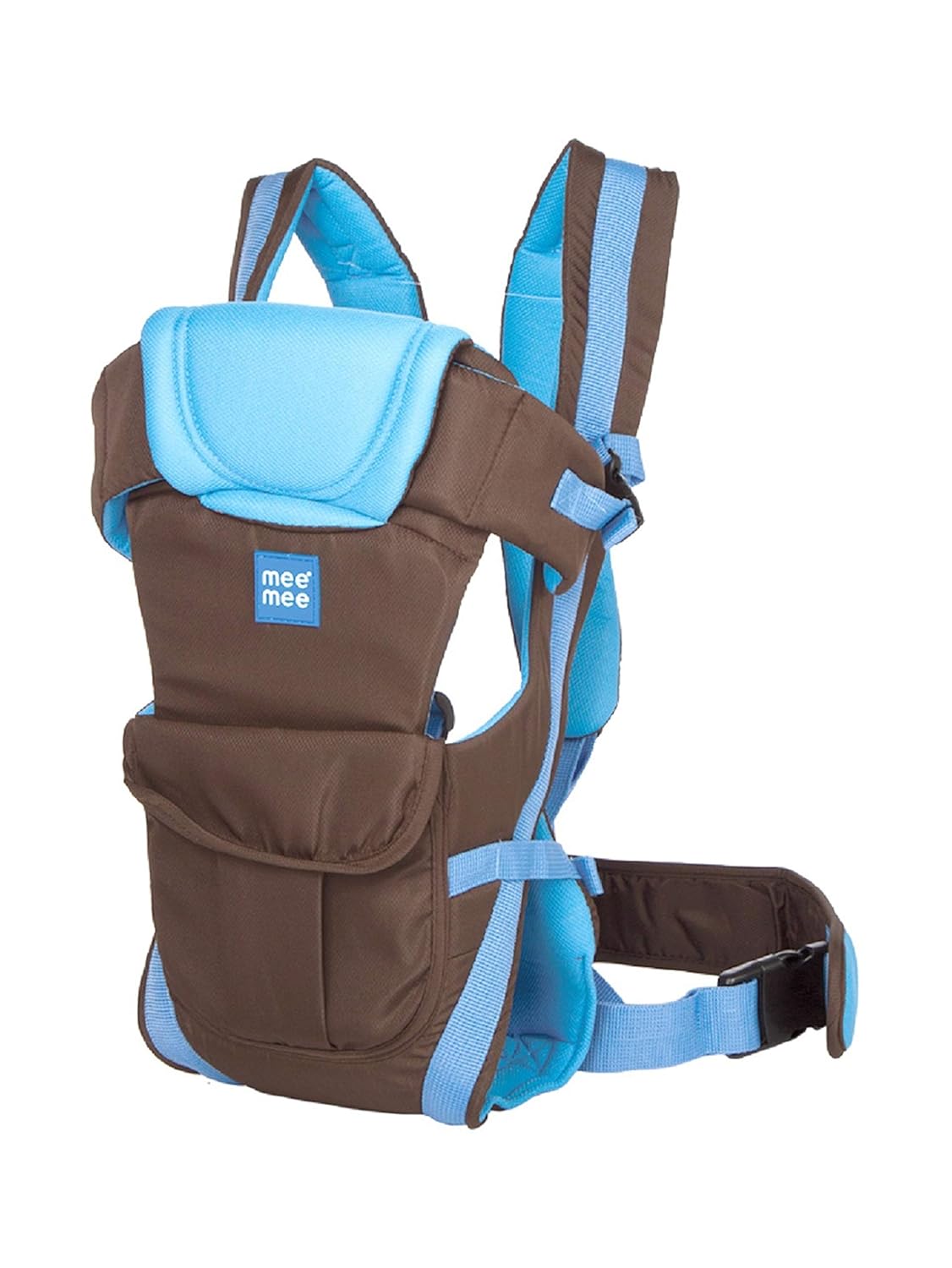 Mee Mee Light Weight Baby Carrier (Lightweight Breathable, Light Blue)