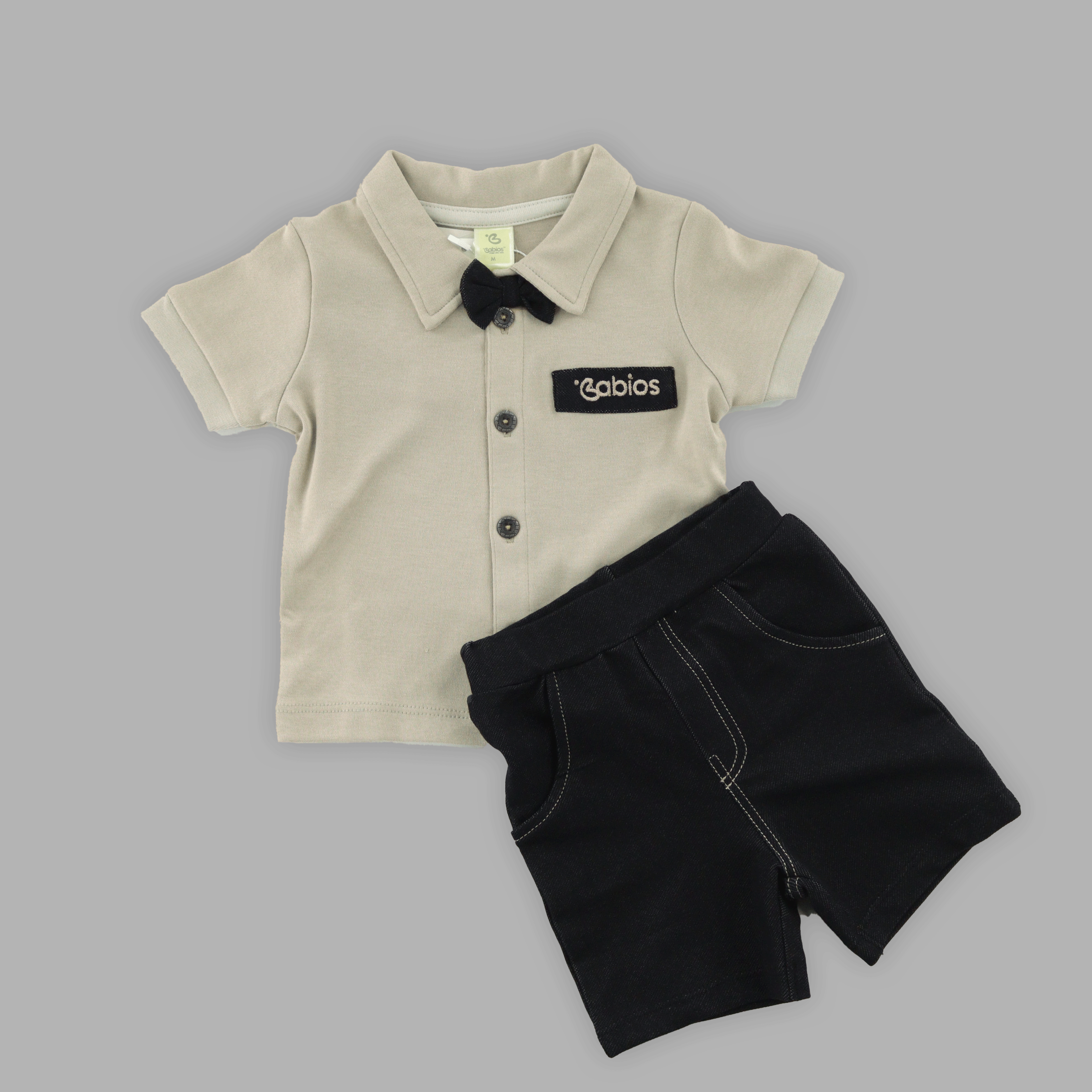 Half T-shirt and Shorts Set for Baby Boys 100% pure cotton