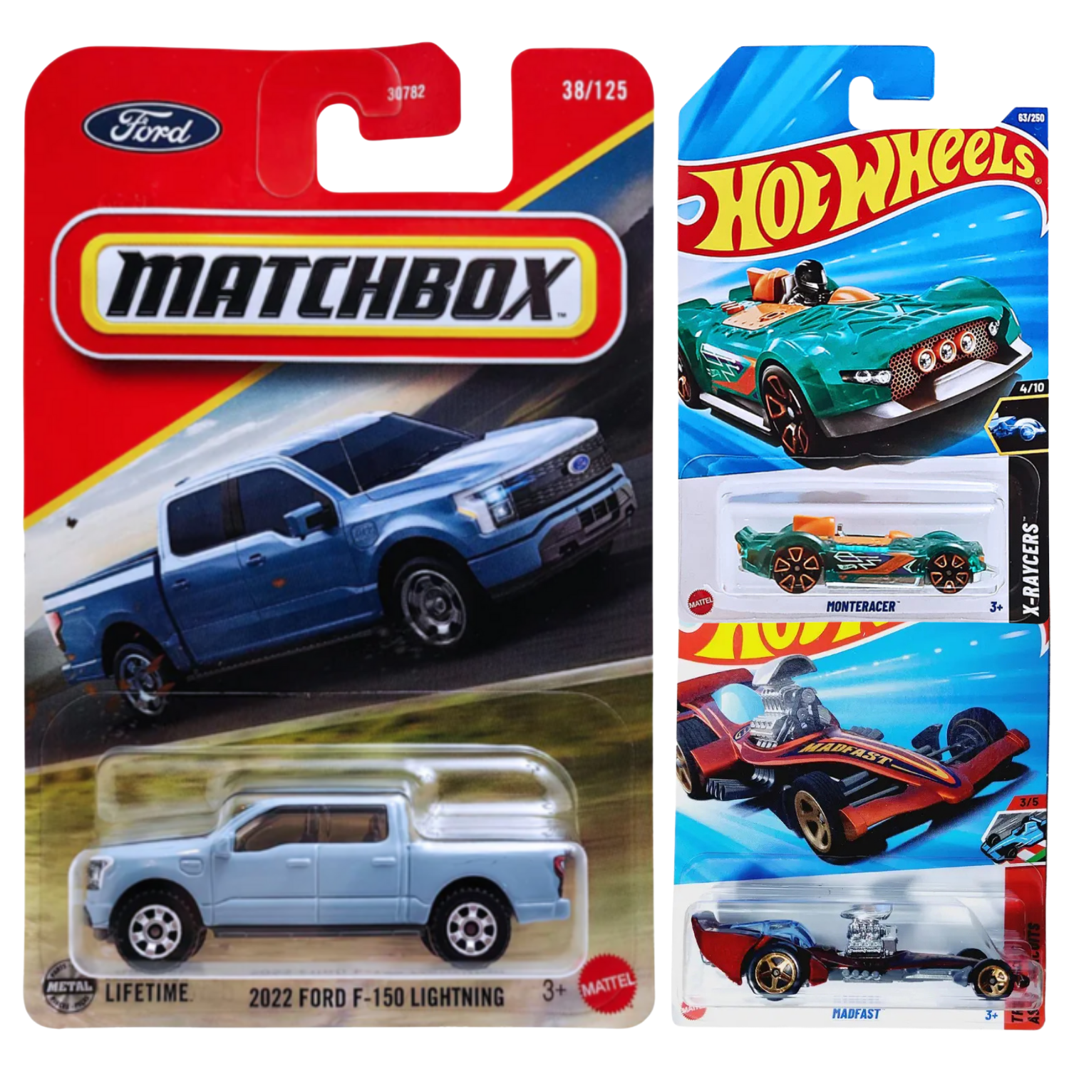Matchbox & Hot Wheels Combo Pack of 3 ID7