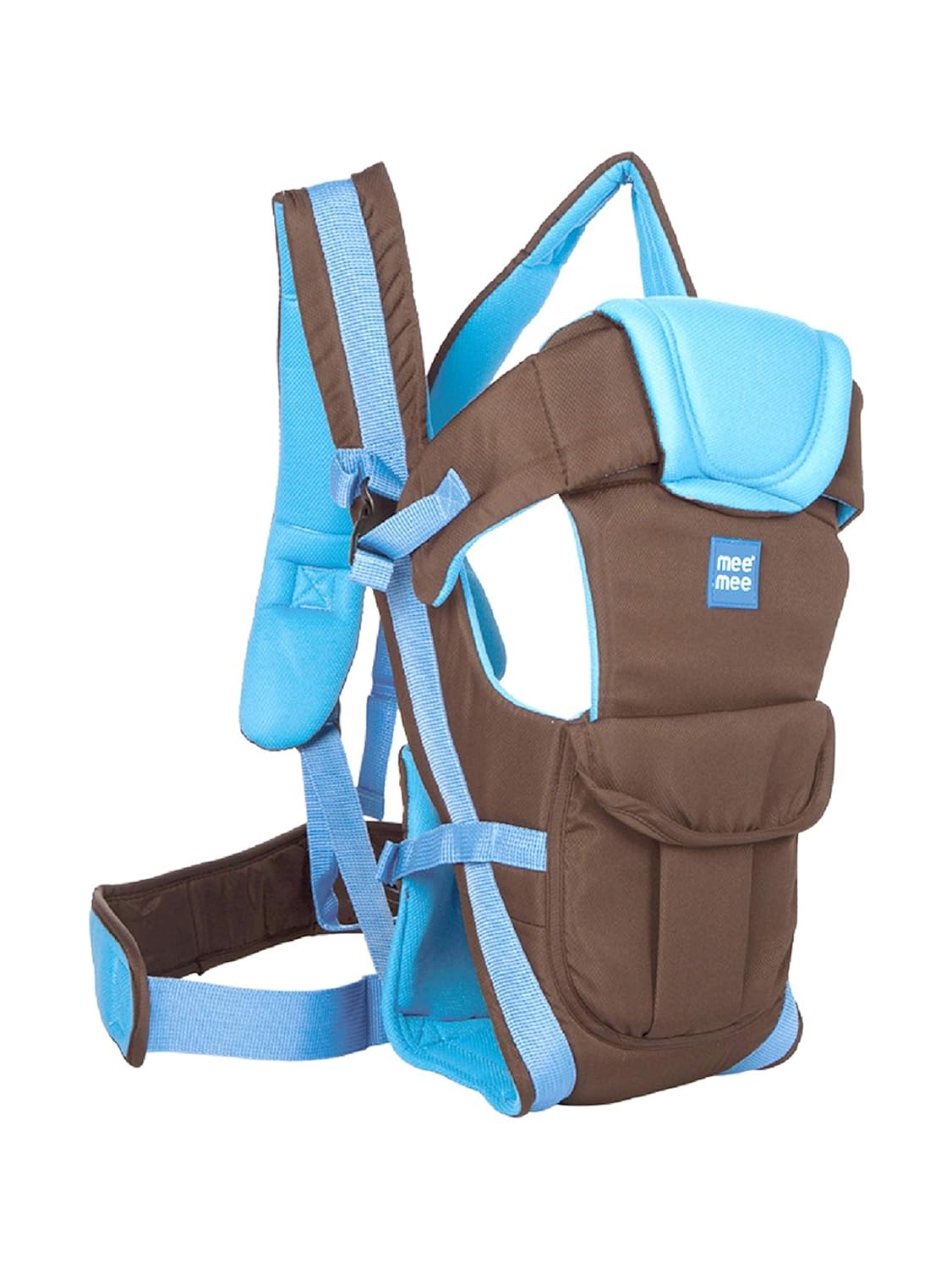 Mee Mee Light Weight Baby Carrier (Lightweight Breathable, Light Blue)