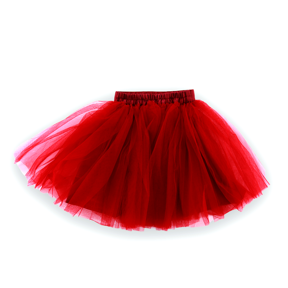 Girls Red Party Wear Midi Set