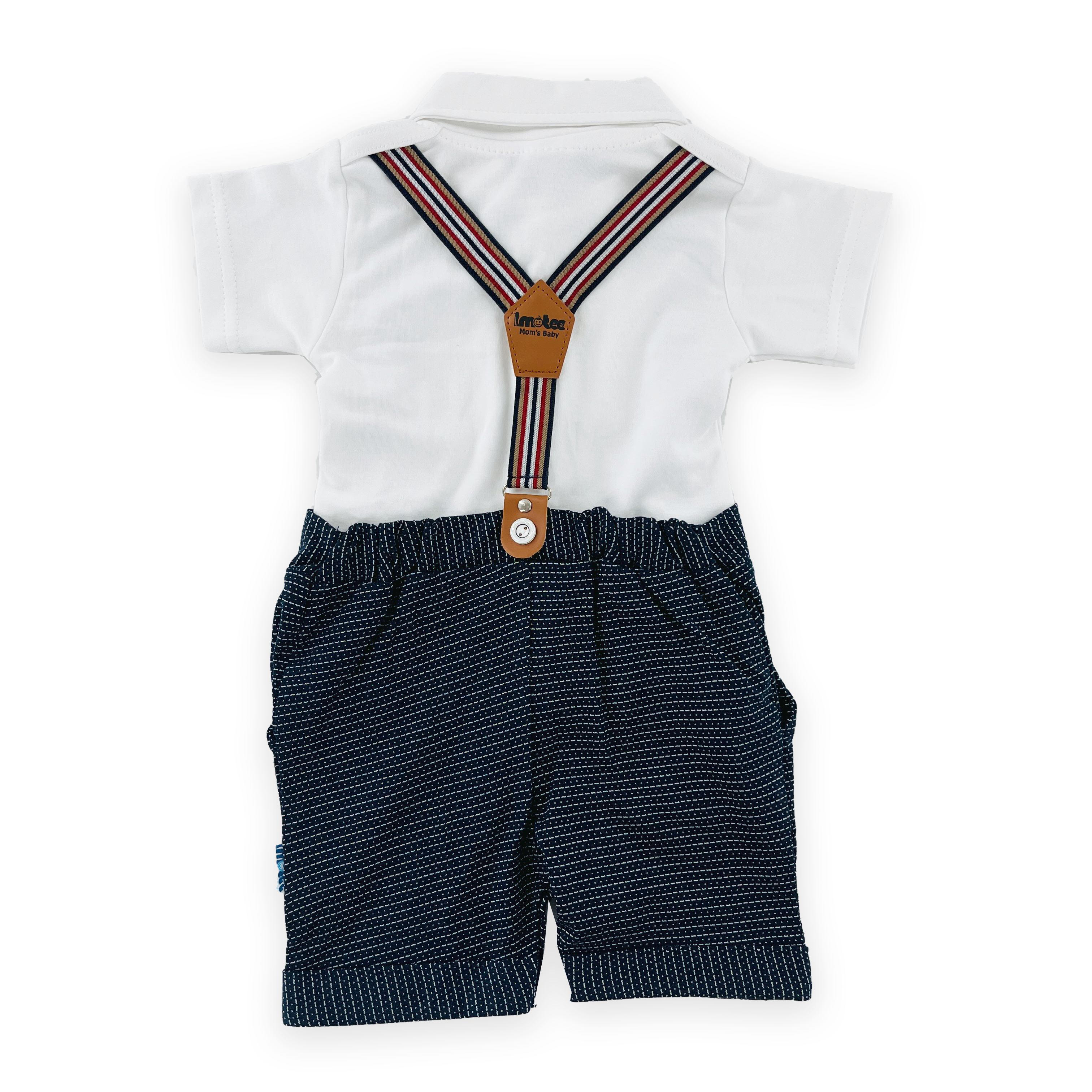 Toddler Kids Baby Boys Gentleman Bow Tie Shirt+Shorts Party Suit Outfit