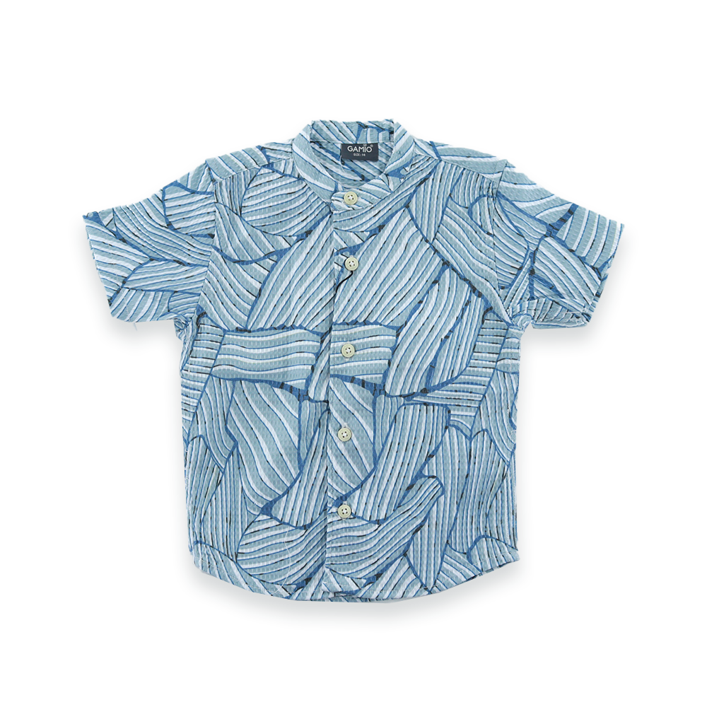 Gamio Boys Slim Fit Printed Casual Shirt