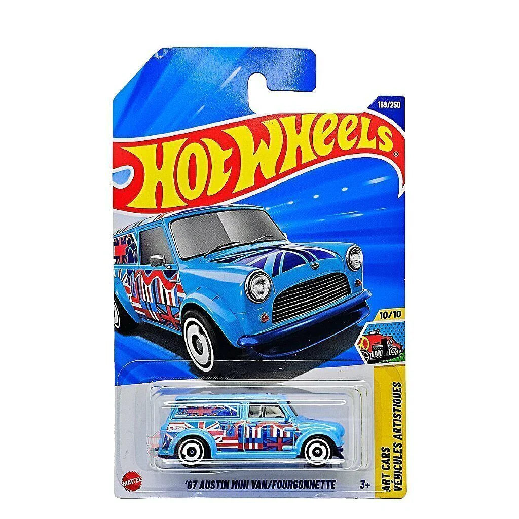 Hot Wheels ’67 Austin Mini Van / Fourgonnette – Art Cars / Véhicules Artistiques