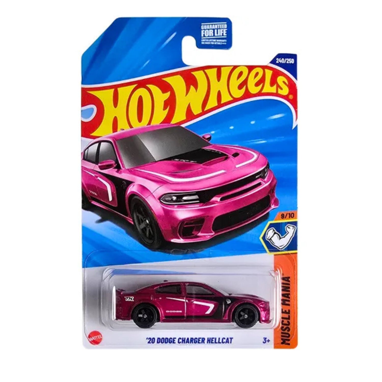 Hot Wheels 2020 Dodge Charger Hellcat – Muscle Mania / Folie Musclée Series