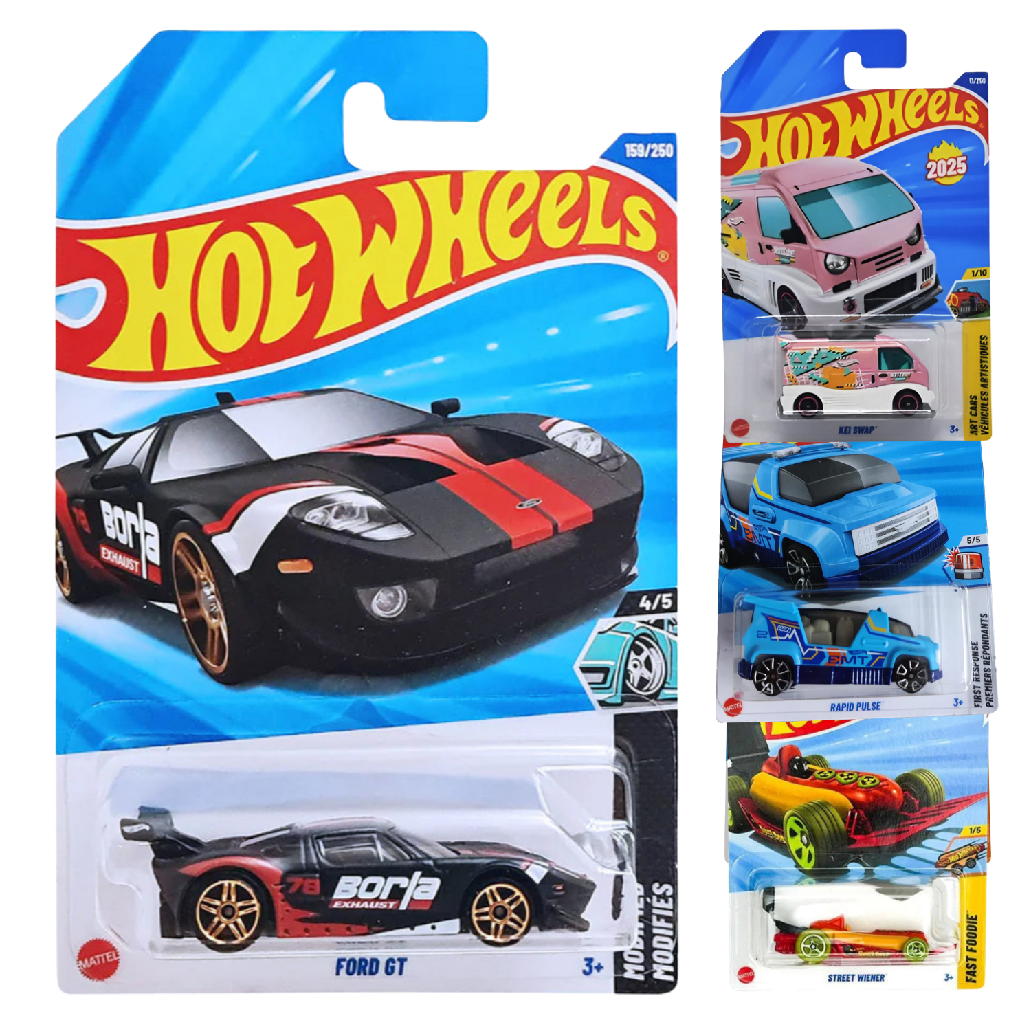 Hot Wheels Combo Pack of 4 -  FORD GT