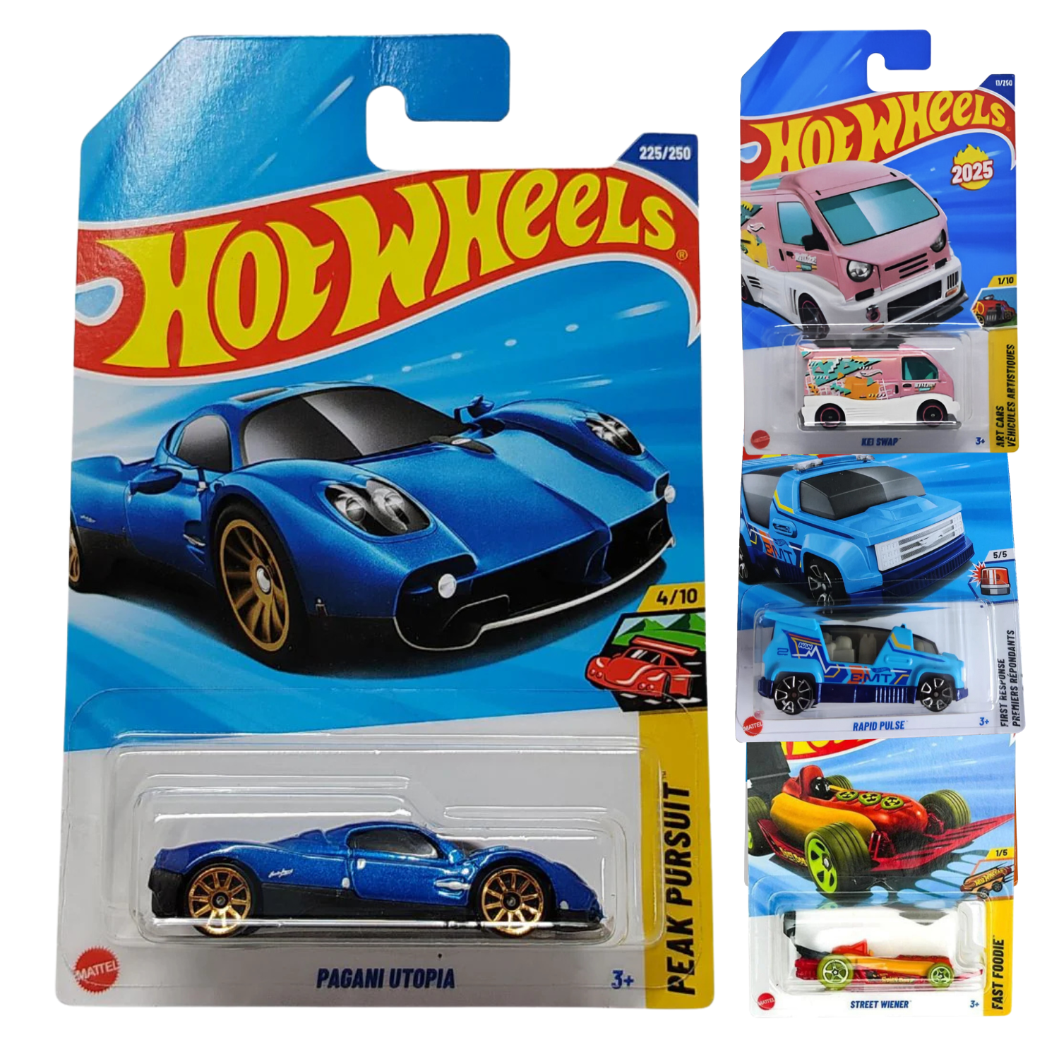 Hot Wheels Combo Pack of 4 - PAGANI UTOPIA