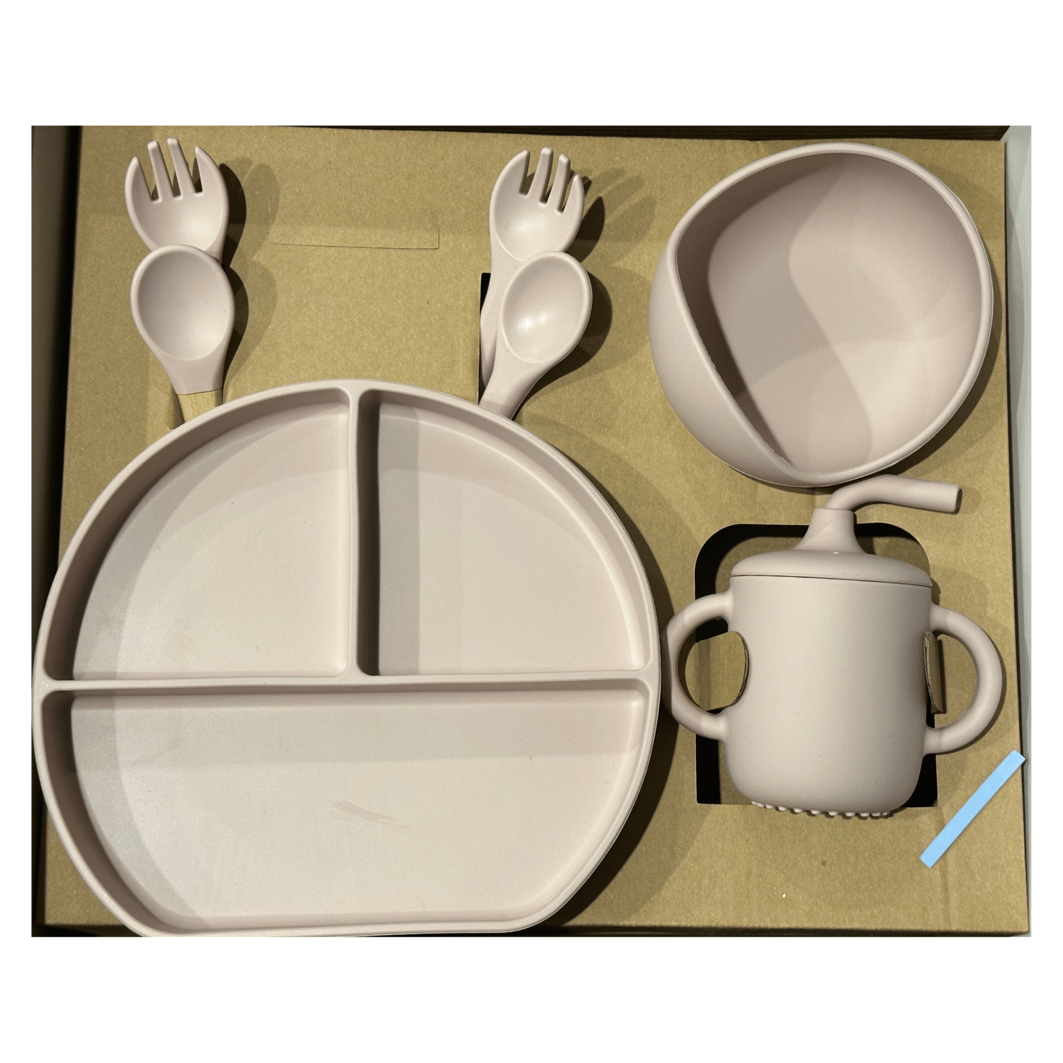 Baby Silicone Tableware 6M+ | BPA-Free, Safe, Non-Toxic Feeding Set