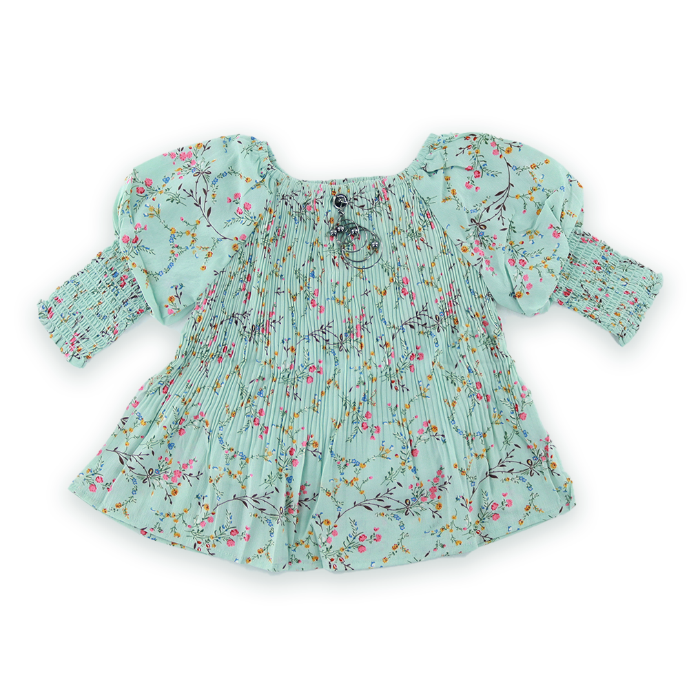 Floral Printed Tops For Girls