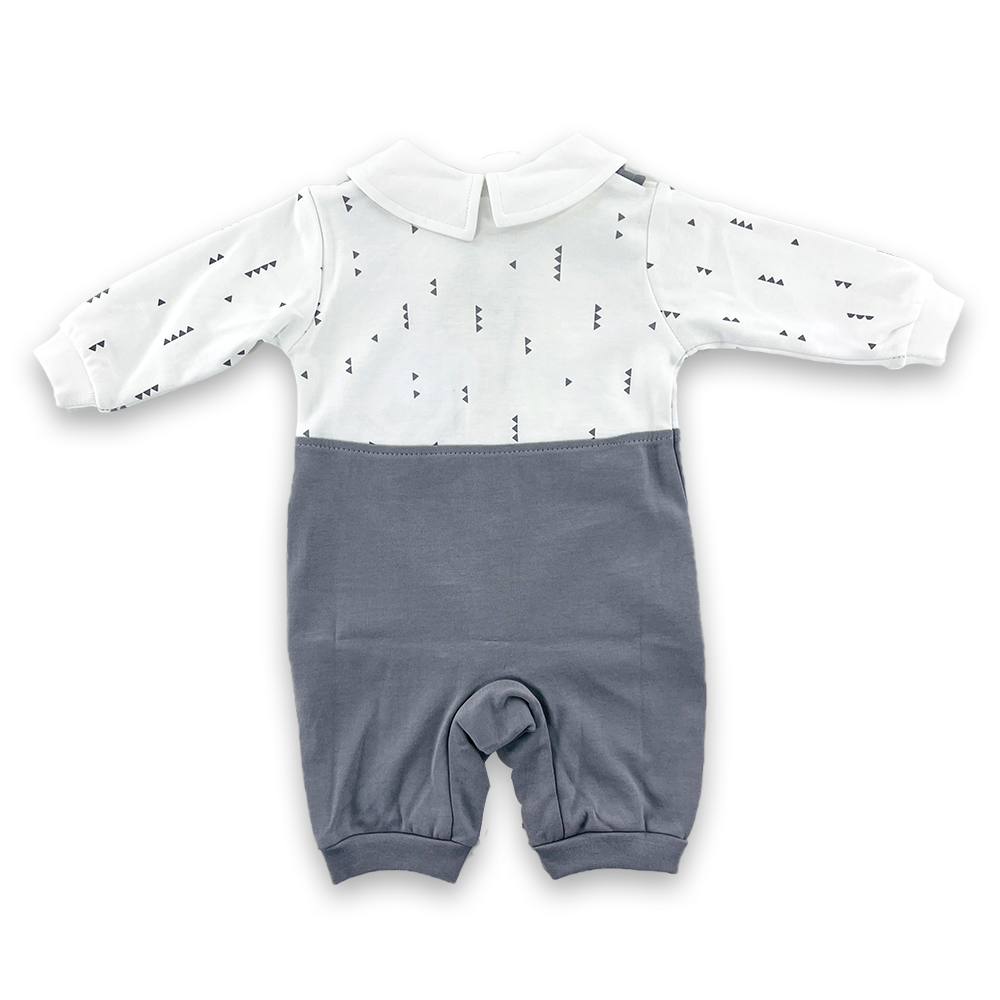 Full Sleeve Cotton Round Neck Romper for Baby Boy