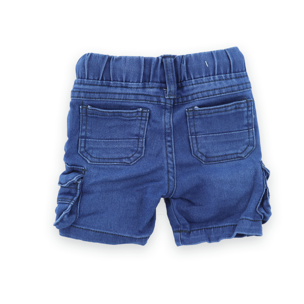 Casual Denim Jean Shorts With Side Pockets