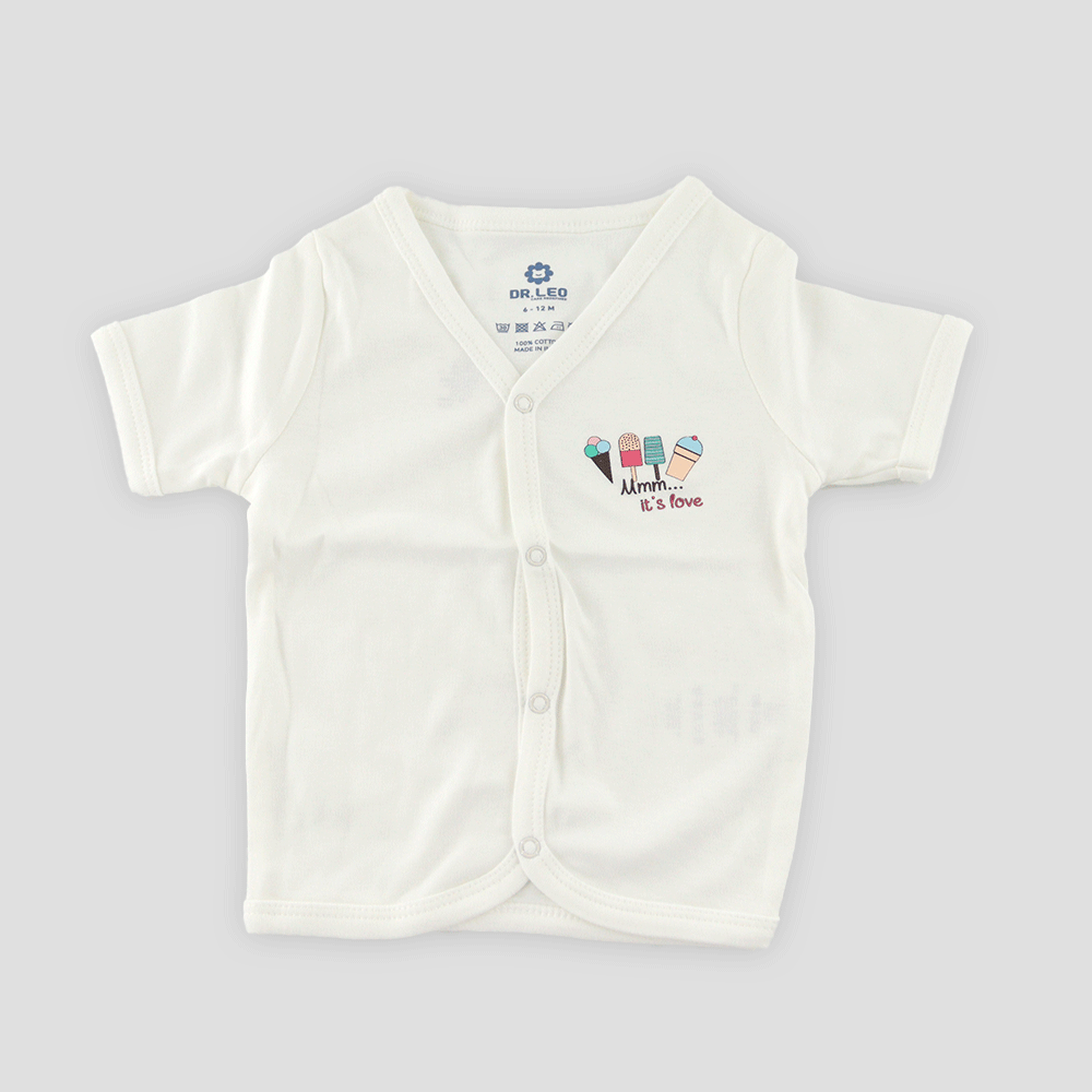 Infant Baby Boys & Girls 100% Cotton Printed Half Sleeve T Shirts 3 Psc(Multicolour)