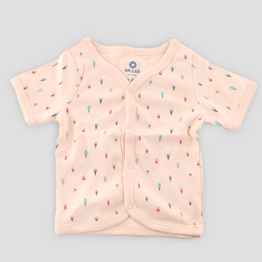 Infant Baby Boys & Girls 100% Cotton Printed Half Sleeve T Shirt