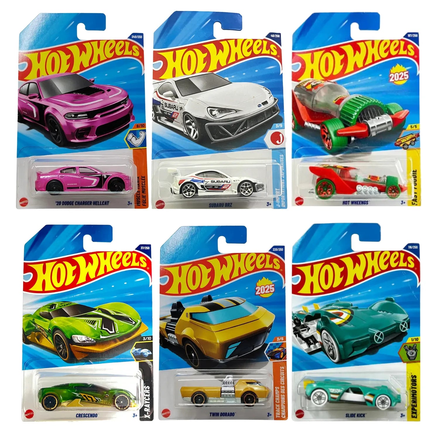 Hot wheels - Pack of 6