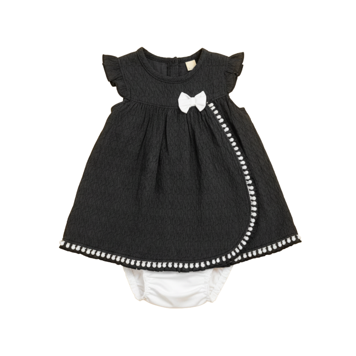Baby Girl Cotton Frock Set with White Bloomer