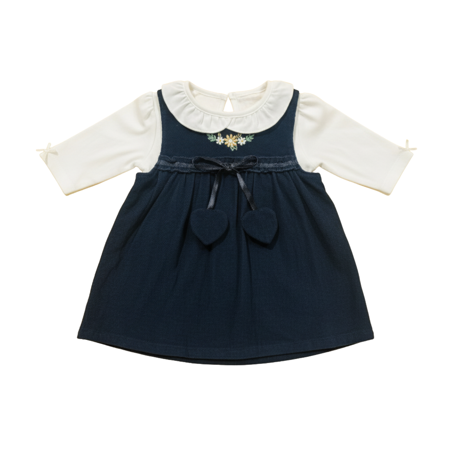 Baby Girl Pinafore Dress – Soft Cotton Frock