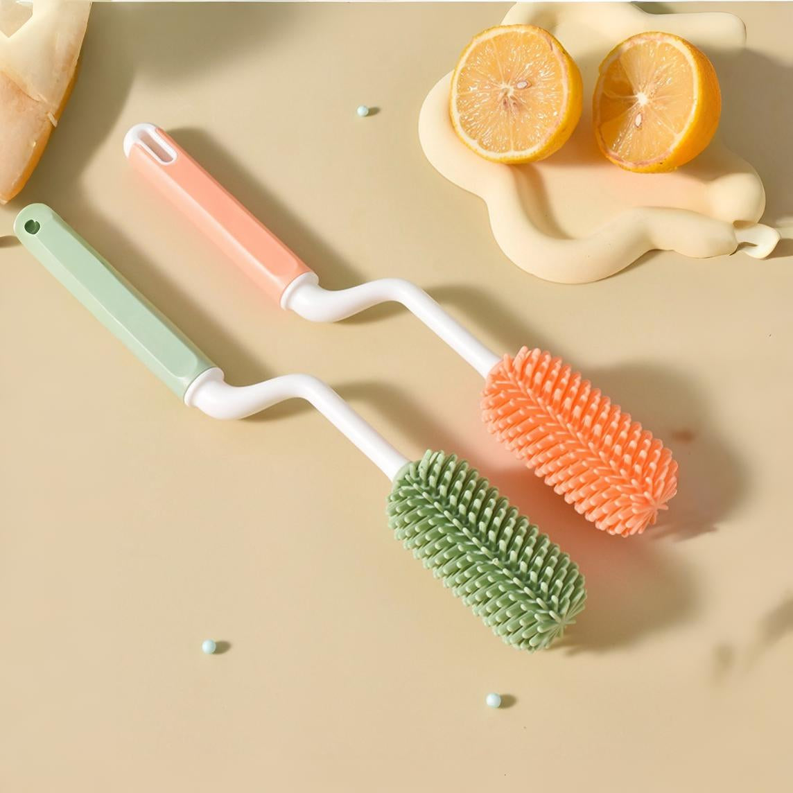 kidonex Silicone Bottle Cleaning Brush Set 