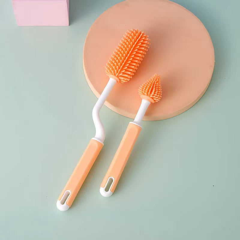 kidonex Silicone Bottle Cleaning Brush Set 