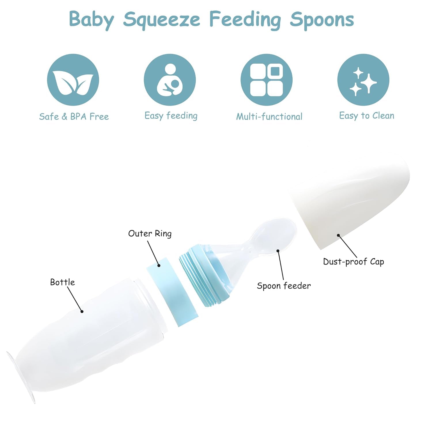 kidonex Baby Squeeze Spoon Feeder